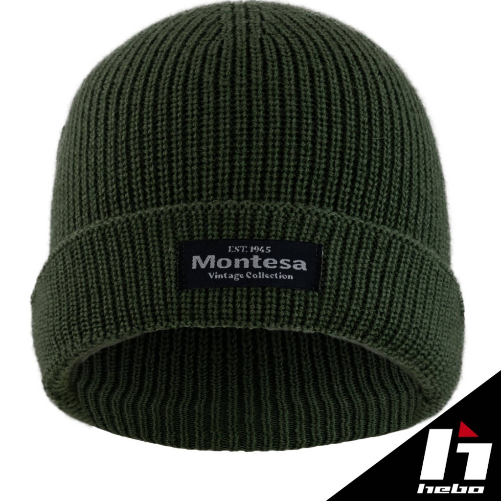Hebo - Hat, Beanie, Vintage Collection, Montesa, Green, MT6003V (Limited Stock)
