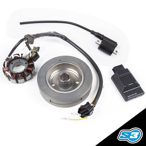 [ET-700-CT] S3 - Ignition, Flywheel + Generator + Coil + CDI, Hidria, Trial, ET-700-CT