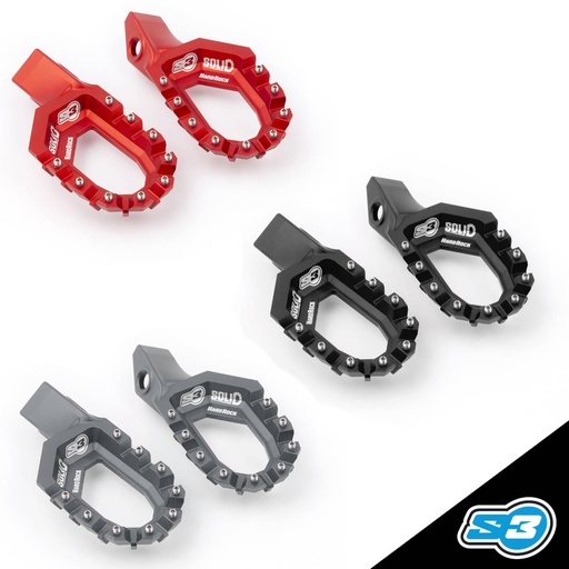 S3 - Footpegs, Hardrock, Solid, Trials, GasGas, ESG-30-x
