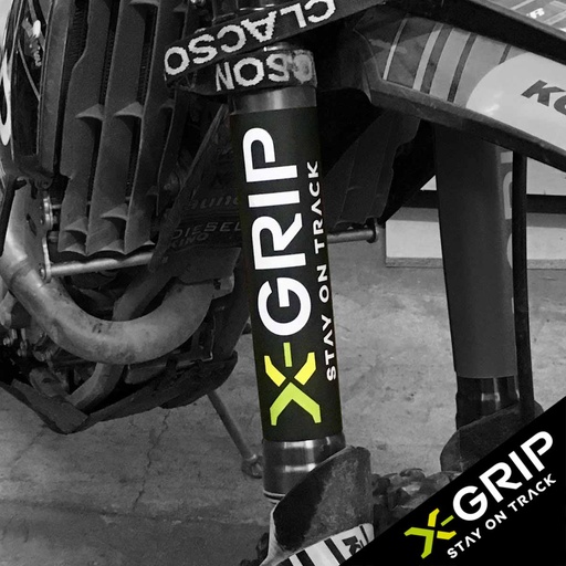 [XGRIP-XG-1810] X-Grip Fork Stickers - 2 PCS - (Black/Green)