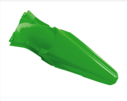 [RTECH-R-PPKXFVE0012] RTech R-PPKXFVE0012 Rear Fender - Kawasaki KXF Models (2012 to 2016) - (KX Green)