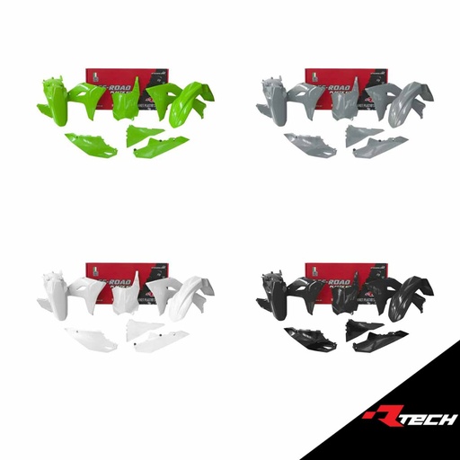 RTech Plastic Kit - Kawasaki KX/KX-X Models (2024) - 5 PCS