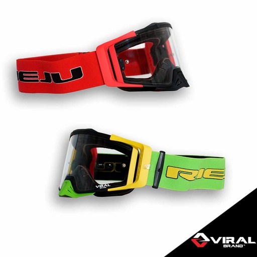 Viral Brand - 2024 Rieju Goggle,  Clear, VB-RIEJU24-XXX-CLR