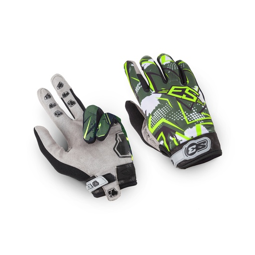 S3 Rock Gloves (Green Camo)