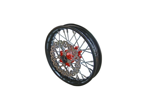 [YCF-YC50-0611-01-RD] YCF Front Wheel for 50AE & Electric W50 Bikes (2024-2025) - (Red)
