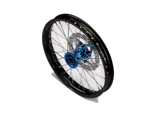 [YCF-YC110-0601-40-BL] YCF 17" Front Aluminum Wheel with Brake Rotor & Sprocket for Bigy Bikes (2024-2025) - (Blue)