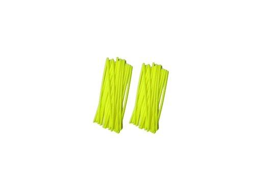 [YCF-SPKAS01-YE] YCF Spoke Skins Set for YCF Bikes (2024-2025) - (Yellow)