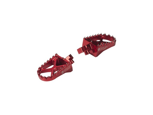 [YCF-RPALU-RD] YCF Aluminum Foot Pegs for YCF Bikes (2024-2025) - (Red)