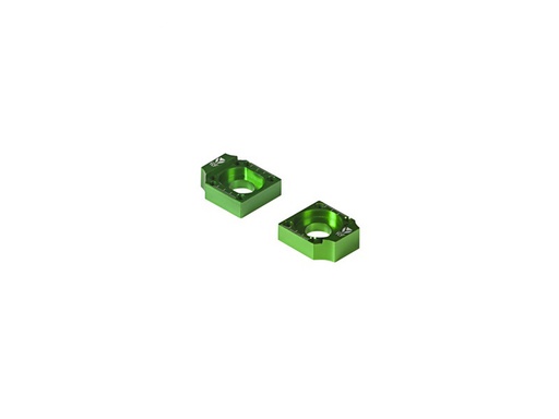 [YCF-TC12-GR] YCF 33.5mm Axle Block for YCF Bikes with Steel Swingarms (2024-2025) - (Green)