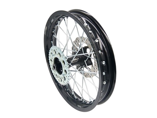 [YCF-YC110-1101-71-BK] YCF 16" Rear Aluminum Wheel Assembly for Select Bigy Bikes  (2024-2025) - (Black)