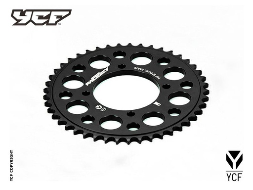 [YCF-CA06R45-BK] YCF Aluminum 45T Sprocket for Select YCF Bikes (2024-2025) - (Black)