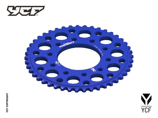 [YCF-CA16R41-BL] YCF 41T Aluminum Sprocket with 5-Bolt Fixation for Select YCF Bikes (2024-2025) - (Blue)