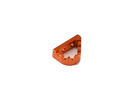 [YCF-YC110-1223-02-OR] YCF Aluminum Rear Brake Lever Tip for Select YCF Bikes (2024-2025) - (Orange)