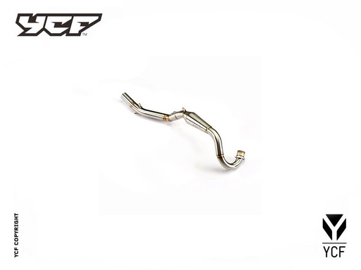 [YCF-YC110-13028-05] YCF Factory Exhaust Mid Pipe for Pilot and SM Bikes (2024-2025)