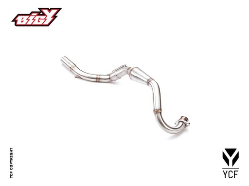 [YCF-YC110-13028-03] YCF Factory Exhaust Mid Pipe for Bigy 190 Bikes (2024-2025)