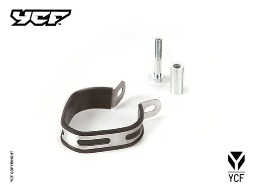 [YCF-YC110-13-06] YCF Oval Muffler Clamp for Select YCF Bikes (2024-2025)