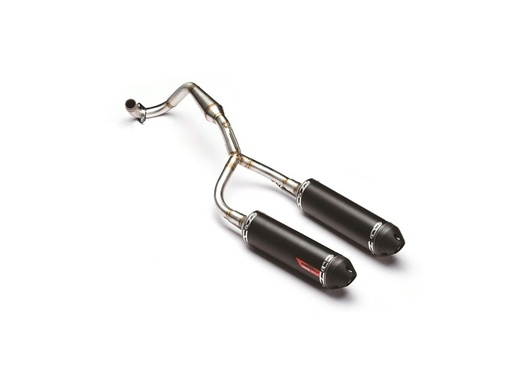 [YCF-YC110-136-08-BK] YCF Complete Dual Exhaust for Pilot & SM Bikes (2024-2025)