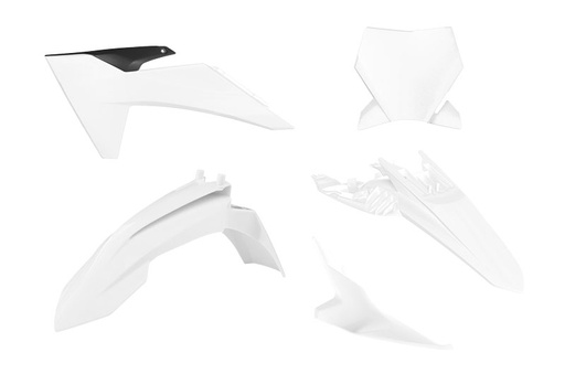 [R-TECH-R-KITKTM-BN0-165] R-Tech Plastic Kit - KTM SX 65 Models (2024 to 2025) - 5 PCS - (White)
