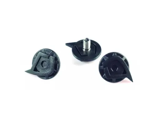 [HEBO-HCR0160] Hebo Visor Screws for HMX-F01 Jail Helmet - 3 Pack (Fiberglass / Carbon)