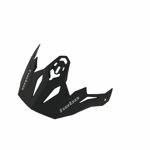 [HEBO-HCR1181N] Hebo Replacement Visor for Zone 5 V6 Helmets (Matte Black)