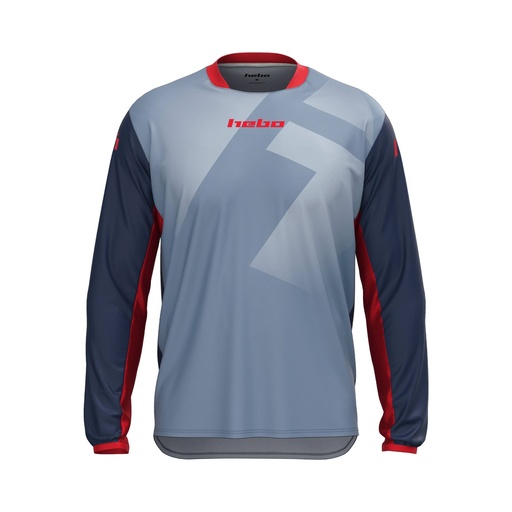 Hebo Tech Jersey with Breathable Lightweight Polyester Fabric (Dark Blue)