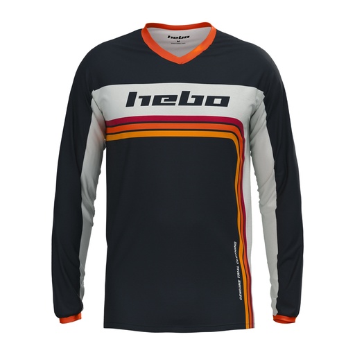 Hebo Retro Pro Trial Jersey (Black/Red)