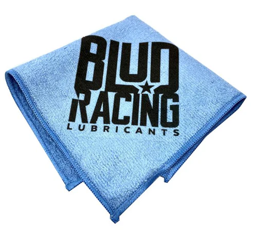 [BLUD-RAGS] Blud Lubricants Microfiber 'Blud Racing' Rags - 12" x 12" (3-Pack)