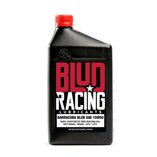 [BLUD-BARRACUDA-15W50] Blud Lubricants Barracuda Blud Series 15W50 Moto-UTV Racing Oil – 32oz