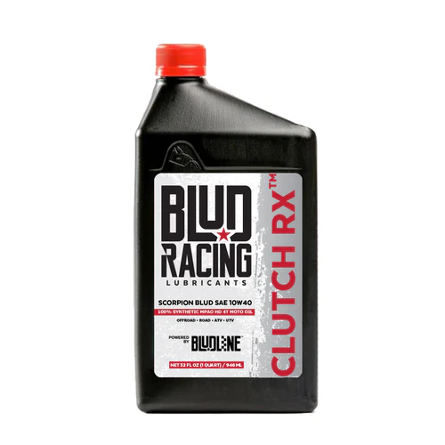 [BLUD-SCORPION-10W40] Blud Lubricants Scorpion Blud Clutch RX 10W40 Moto/UTV Racing Oil – 32oz