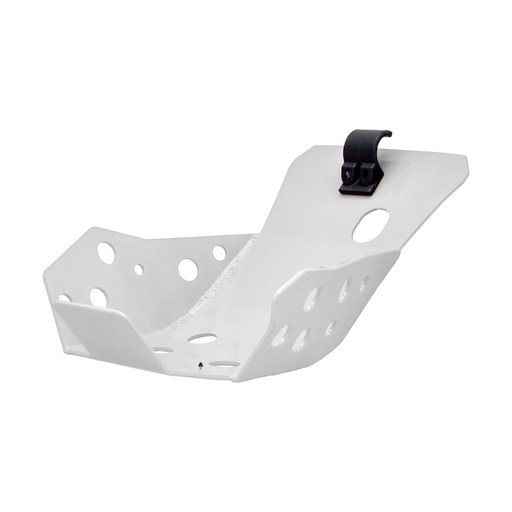 [CPD-AJP-PR7-TRAIL-GUARD-WH] Aluminum Trail Engine Guard for AJP PR7 650 Adventure Bikes (White)