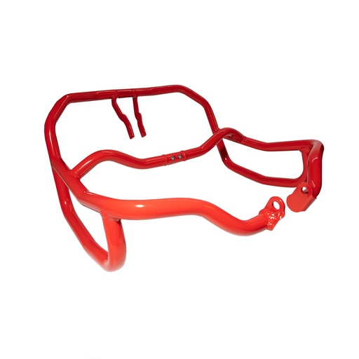 [CPD-AJP-PR7-CRASHBAR-RD] Aluminum Crash Bar for AJP PR7 650 Adventure Bikes (Red)