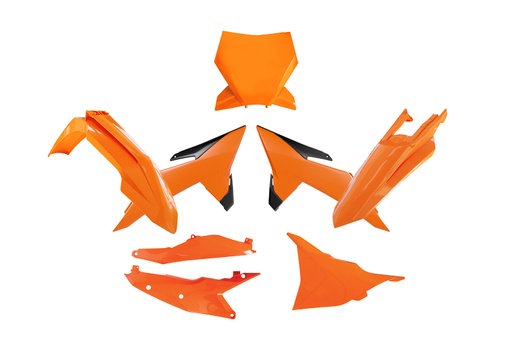 [RTECH-R-KITKTM-AR0-025] RTech Plastic Kit - KTM SX/XC/SXF/XCF Models (2024 to 2025) - 6 PCS - (KTM Orange / Black)