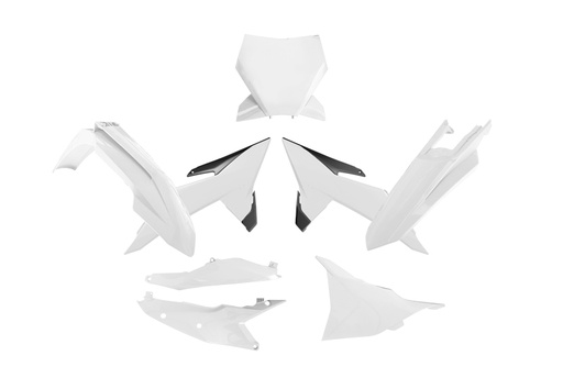 [RTECH-R-KITKTM-BN0-025] RTech Plastic Kit - KTM SX/XC/SXF/XCF Models (2024 to 2025) - 6 PCS - (White / Black)