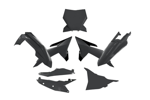 [RTECH-R-KITKTM-NR0-025] RTech Plastic Kit - KTM SX/XC/SXF/XCF Models (2024 to 2025) - 6 PCS - (Black)
