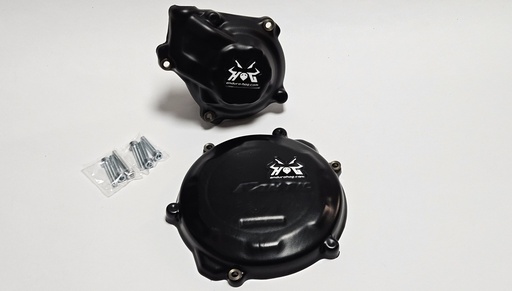 [ENDUROHOG-10187] Enduro Hog Shock Resistant Clutch & Ignition Cover Set - Fantic XE 300 Models (2023+)  