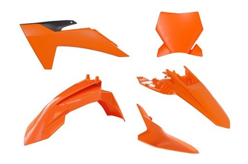 [RTECH-R-KITKTM-AR0-165] RTech Plastic Kit for KTM SX 65 Bikes (2024-2025) - 5 PCS - (KTM Orange)