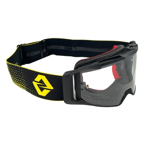 [VIRAL-VB-SS25-NB-CLR-F] Viral Signature Series Offroad Fixed Face Goggle with Clear Lens (2025) - (Neon / Black)