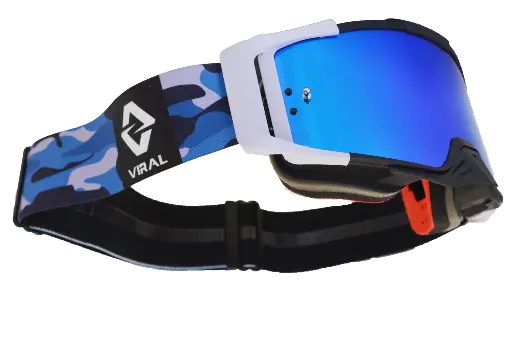 [VIRAL-VB-SS23-BCAM-R] Viral Brand Signature Series Pro MX Goggles with Revo Lens (Blue Camo)