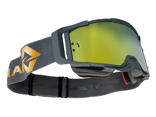 [VIRAL-VB-SS23-BLKGLD-R] Viral Brand Signature Series Pro MX Goggles with Revo Lens (Black Gold)