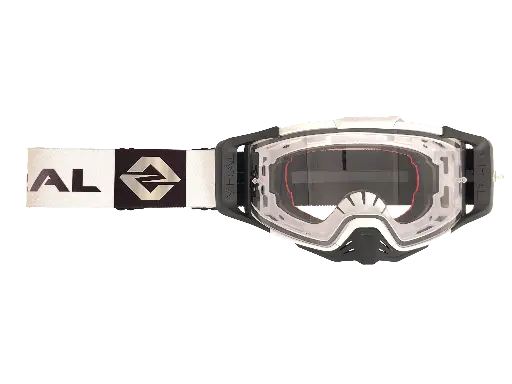 [VIRAL-VB-SS24-WHTBLK-CLR] Viral Brand Signature Plus Series MX Goggle with Clear Lens (White / Black)