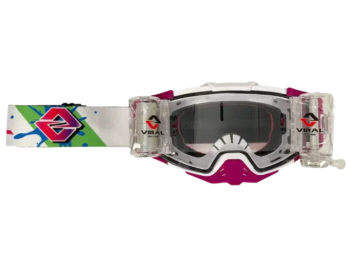 [VIRAL-VB-SS24-ROG-RETRO] Viral Brand Signature + Series Goggle with Roll-Off Lens (RETRO)