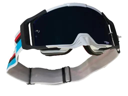 [VIRAL-VB-SS23-WHT-SMK-F] Viral Brand Signature + Series Goggle with Smoked Fixed Lens (White)
