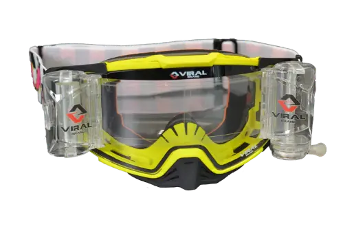 [VIRAL-VB-SS23-ROG-90] Viral Brand Signature + Series Goggle with Roll-Off Lens (90's Thrasher)
