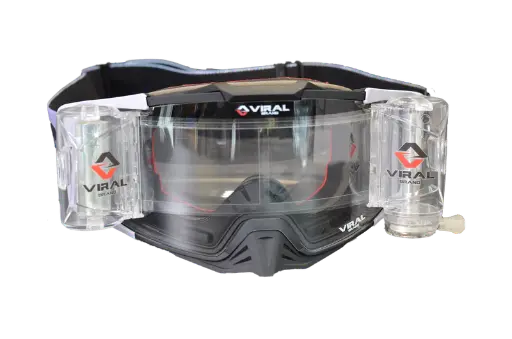 [VIRAL-VB-SS23-ROG-BCAM] Viral Brand Signature + Series Goggle with Roll-Off Lens (Blue Camo)