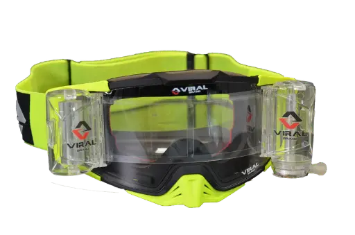 [VIRAL-VB-SS23-ROG-NEON] Viral Brand Signature + Series Goggle with Roll-Off Lens (Neon)