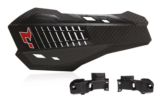 [RTECH-R-KITPMHP2NR3] RTech HP2 Handguards with Braktec Mounting Kit (Black)