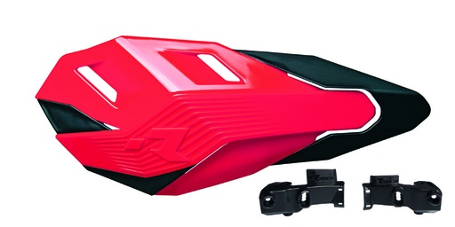 [RTECH-R-KITPMHP3RS3] RTech HP3 Handguards with Braktec Mounting Kit (CRF Red)