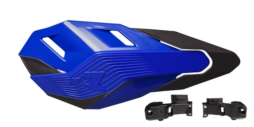 [RTECH-R-KITPMHP3BL3] RTech HP3 Handguards with Braktec Mounting Kit (YZF Blue)