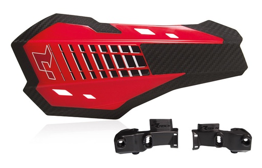 [RTECH-R-KITPMHP2RS3] RTech HP2 Handguards with Braktec Mounting Kit (CRF Red)