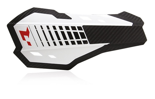 [RTECH-R-KITPMHP2BN7] RTech HP2 Handguards for Kawasaki Hydraulic Clutch Systems (2024-2025) - (White)